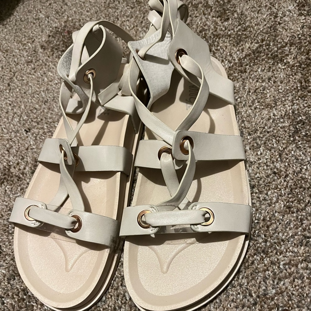 Strappy Beige Sandals NEW